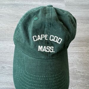 Brandy Melville Dark Green Cape Cod Baseball Cap